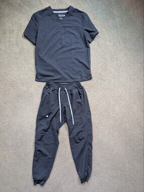 Fabletics Black Mens Scrubs Small